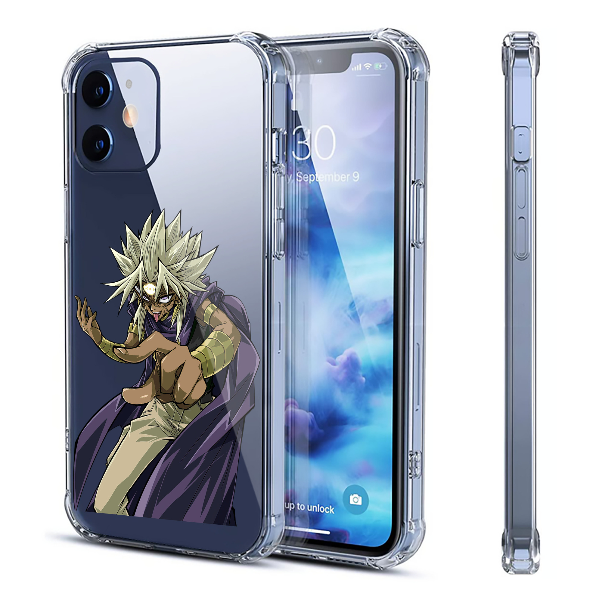（画像用） 遊☆戯☆王 Yu-Gi-Oh! 【iPhone 12シリーズ対応】透明スマホケース（クリアソフトケース）